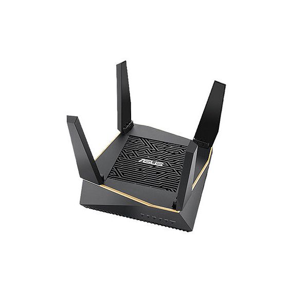 ASUS RT-AX92U AX6100 TRI-BAND WIFI 6 (802.11AX) GAMING ROUTER, WIFI 6 802.11AX MESH SYSTEM, AX6100 400 MBPS+867 MBPS+4804 MBPS, DUAL-BAND 2.4GHZ/5GHZ-1/5GHZ-2 FOR UP TO SUPER-FAST 6.1GBPS, WAN:1XRJ45 LAN: 4XRJ45 10/100/1000, USB 2.0&USB 3.1
