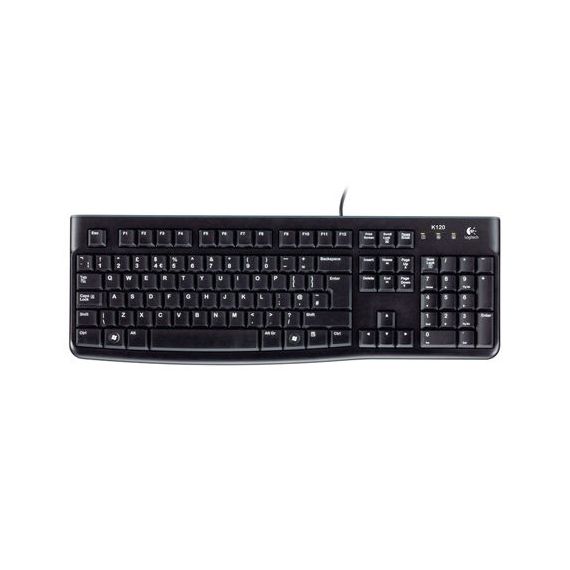 КЛАВИАТУРА LOGITECH K120 BLACK, KEYBOARD FOR BUSINESS, USB, 920-002522