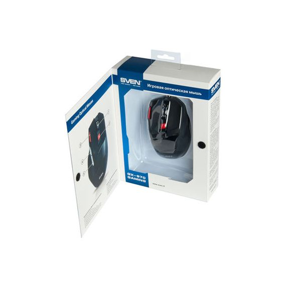 MOUSE SVEN GX-970 GAMING, 800/1200/1600/2000 DPI, USB (MOUSE/МЫШЬ)