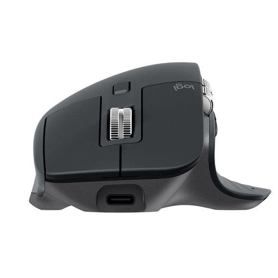 МЫШЬ БЕСПРОВОДНАЯ LOGITECH MX MASTER 3 GRAPHITE WIRELESS MOUSE, 2.4GHZ WIRELESS+BLUETOOTH, DARKFIELD HIGH PRECISION, USB UNIFYING RECEIVER, RECHARGEABLE LI-PO (500 MAH) BATTERY, 910-005694 (MOUSE FARA FIR/БЕСПРОВОДНАЯ МЫШЬ)