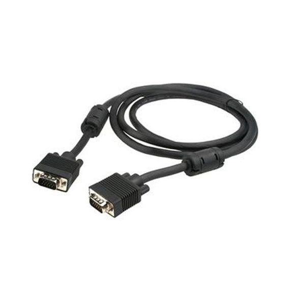 GEMBIRD CC-PPVGA-10B PREMIUM VGA HD15M/HD15M 3M DUAL-SHIELDED W/2*FERRITE CORE 3M CABLE, BLACK