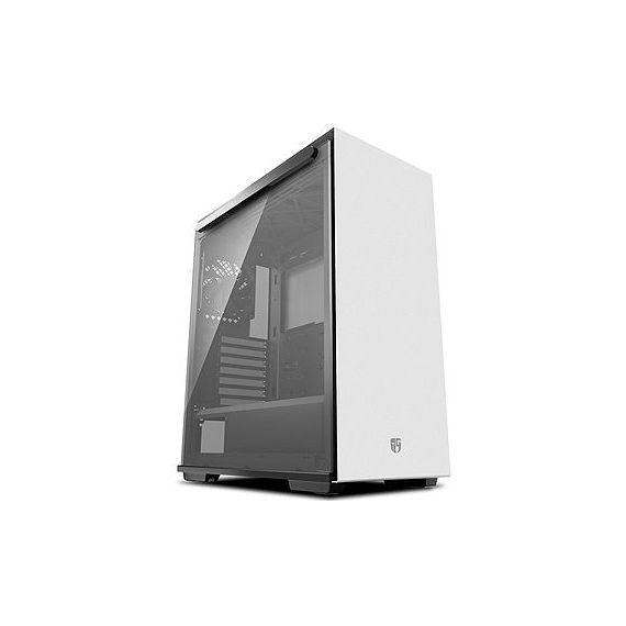 CASE MIDDLETOWER DEEPCOOL MACUBE 310 WH ATX WHITE NO PSU, SIDE TEMPERED GLASS, 2XUSB3.0/AUDIOHD X 1/MIC X 1 PRE-INSTALLED: REAR: 1X120MM FAN