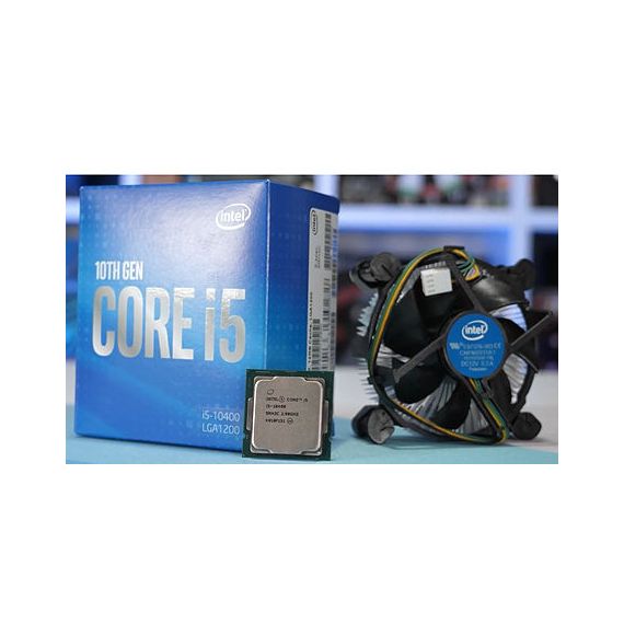 ПРОЦЕССОР CPU INTEL CORE I5-10400 2.9-4.3GHZ SIX CORES 12-THREADS, (LGA1200, 2.9-4.3GHZ, 12MB, INTEL UHD GRAPHICS 630) BOX WITH COOLER, BX8070110400 (PROCESOR/ПРОЦЕССОР)
