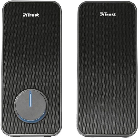 КОЛОНКИ  ACTIVE SPEAKERS TRUST ARYS 2.0 SPEAKER SET, 28W, USB-POWERED, BLACK