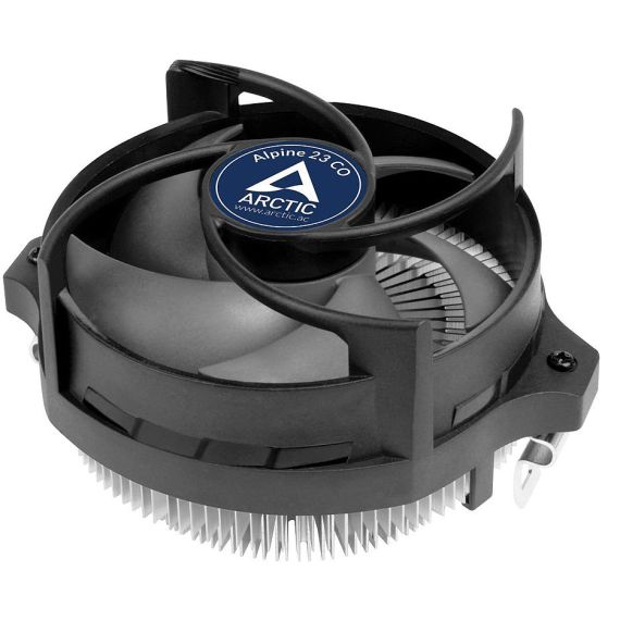 COOLER ARCTIC ALPINE 23 CO, SOCKET AMD AM4, FAN 90MM, 200-2700RPM PWM, MX-2 THERMAL PASTE, 0.3 SONE, DUAL BALL BEARING, ACALP00036A