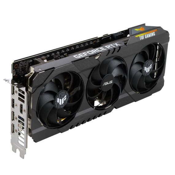 ВИДЕОКАРТА ASUS TUF-RTX3060-O12G-V2-GAMING, GEFORCE RTX3060 12GB GDDR6, 192-BIT, GPU/MEM SPEED 1882/15GBPS, PCI-EXPRESS 4.0, 2XHDMI 2.1/3XDISPLAY PORT 1.4A (PLACA VIDEO/ВИДЕОКАРТА)