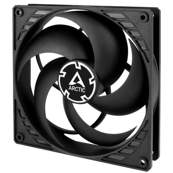 CASE/CPU FAN ARCTIC P14 SILENT, PRESSURE-OPTIMISED EXTRA QUIET FAN, BLACK/BLACK, 140X140X27 MM, 3-PIN, 950RPM, NOISE 0.08 SONE