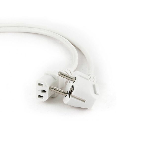 GEMBIRD PC-186W-VDE POWER CORD PC-220V (C13) 1.8M EURO PLUG WHITE (КАБЕЛЬ ПИТАНИЯ ЕВРОСТАНДАРТ) (CABLU ALIMENTARE/КАБЕЛЬ ПИТАНИЯ)