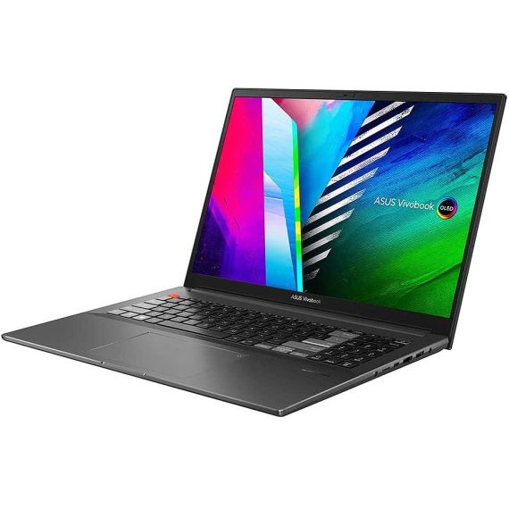 НОУТБУК 16 ASUS VIVOBOOK PRO 16X OLED M7600QC, AMD RYZEN 7 5800H 3.2-4.4GHZ/16GB/SSD 512GB/GEFORCE RTX3050 4GB GDDR6/WIFI 6 802.11AX/BT5.0/USB TYPE C/HDMI/HD WEBCAM/ILLUMINATED KEYB./FP/16 4K UHD OLED NANOEDGE (3840X2400)/NO OS M7600QC-L2011