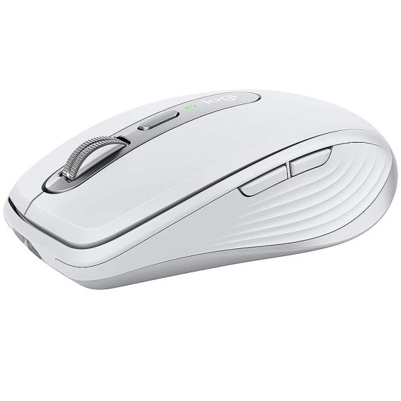МЫШЬ БЕСПРОВОДНАЯ LOGITECH WIRELESS MOUSE MX ANYWHERE 3 WHITE, 6 BUTTONS, BLUETOOTH + 2.4GHZ, OPTICAL, 200-4000 DPI,EFFORTLESS MULTI-COMPUTER WORKFLOW PAIR UP TO 3 DEVICES, UNIFYING RECEIVER, 910-005989 (MOUSE/МЫШЬ)