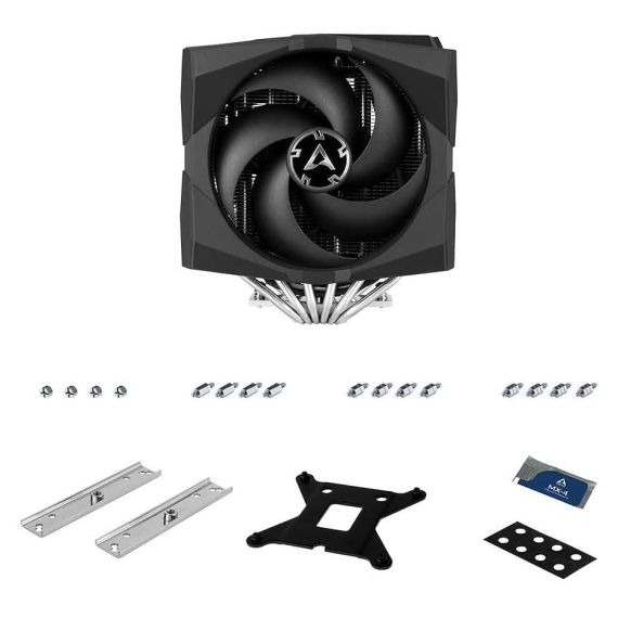 COOLER DUAL TOWER WITH A-RGB ARCTIC FREEZER 50, SOCKET AMD AM4, INTEL 1200, 1150, 1151, 1155, 1156, 2066, 2011