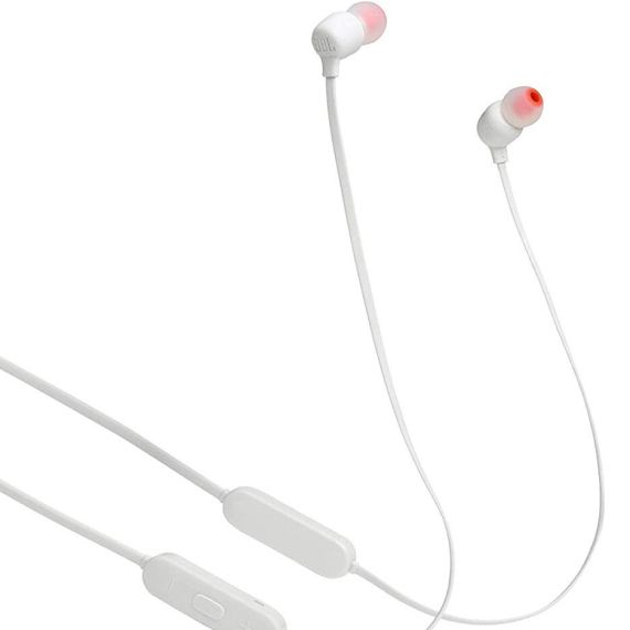 БЕСПРОВОДНЫЕ НАУШНИКИ С МИКРОФОНОМ ВНУТРИКАНАЛЬНЫЕ JBL TUNE T125BT WHITE BLUETOOTH WIRELESS IN-EAR HEADPHONES, 20HZ-20KHZ, 16 OHMS, 96DB, MICROPHONE, REMOTE, BT5.0, 120 MAH LITHIUM-ION POLYMER UP TO 16 HOURS, JBLT125BTWHT (CASTI CU MICROFON FARA FIR JBL /
