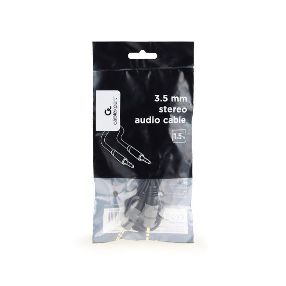 GEMBIRD CCAP-3535MM-1.5M, 3.5 MM STEREO AUDIO CABLE, 1.5 M