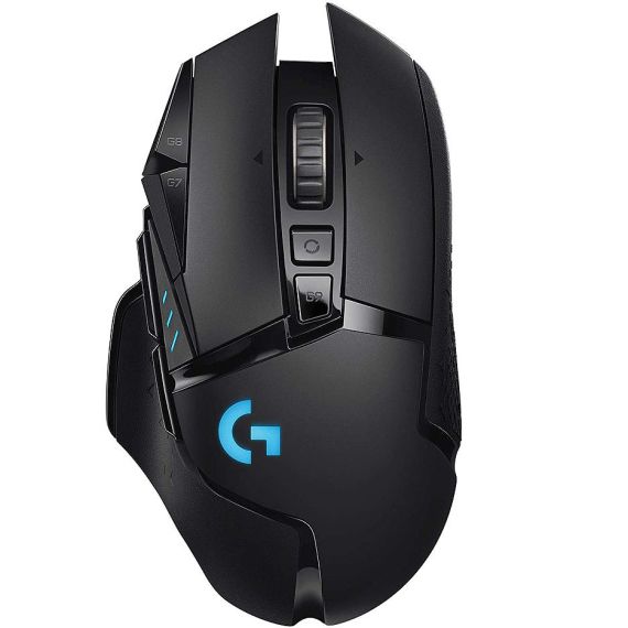МЫШЬ ИГРОВАЯ БЕСПРОВОДНАЯ LOGITECH G502 LIGHTSPEED HERO WIRELESS GAMING MOUSE, SENSOR HERO 25K, RESOLUTION:100-25,600 DPI, CONNECTION: WIRED/WIRELESS, 910-005567