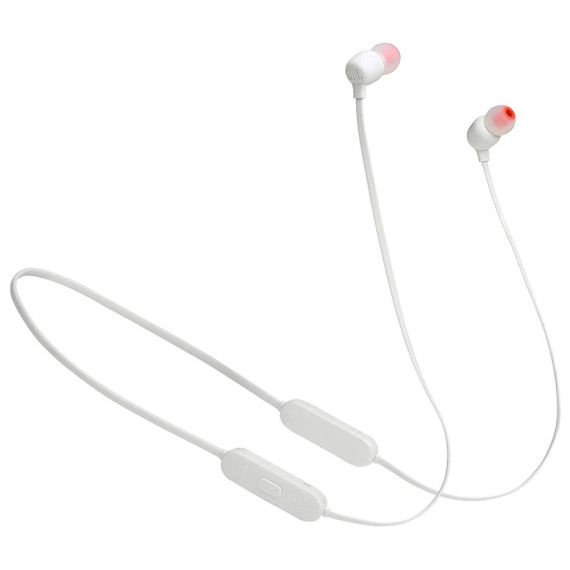БЕСПРОВОДНЫЕ НАУШНИКИ С МИКРОФОНОМ ВНУТРИКАНАЛЬНЫЕ JBL TUNE T125BT WHITE BLUETOOTH WIRELESS IN-EAR HEADPHONES, 20HZ-20KHZ, 16 OHMS, 96DB, MICROPHONE, REMOTE, BT5.0, 120 MAH LITHIUM-ION POLYMER UP TO 16 HOURS, JBLT125BTWHT (CASTI CU MICROFON FARA FIR JBL /