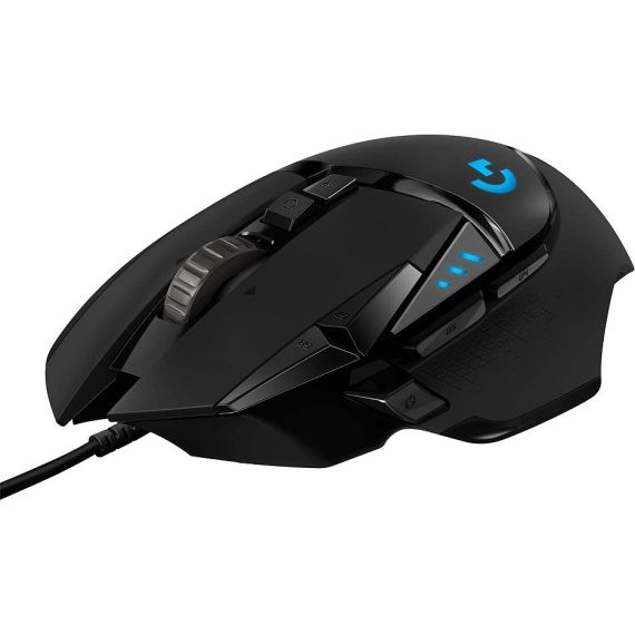 МЫШЬ ИГРОВАЯ БЕСПРОВОДНАЯ LOGITECH G502 LIGHTSPEED HERO WIRELESS GAMING MOUSE, SENSOR HERO 25K, RESOLUTION:100-25,600 DPI, CONNECTION: WIRED/WIRELESS, 910-005567