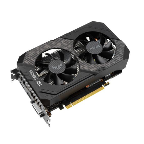 ВИДЕОКАРТА ASUS TUF-GTX1660TI-O6G-EVO-GAMING, GEFORCE GTX1660TI 6GB GDDR6, 192-BIT, GPU/MEM CLOCK 1845/12002MHZ, PCI-EXPRESS 3.0, DVI/2XHDMI/DISPLAY PORT (PLACA VIDEO/ВИДЕОКАРТА)