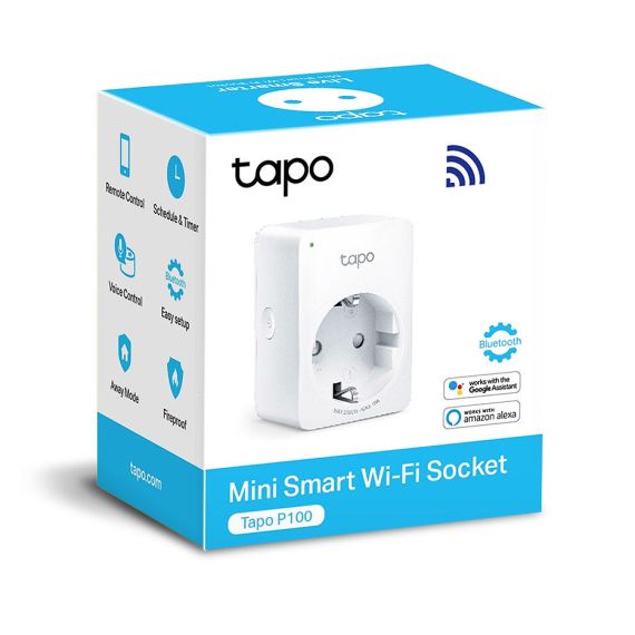 УМНАЯ МИНИ WI-FI РОЗЕТКА TP-LINK TAPO P100 MINI SMART WI-FI SOCKET