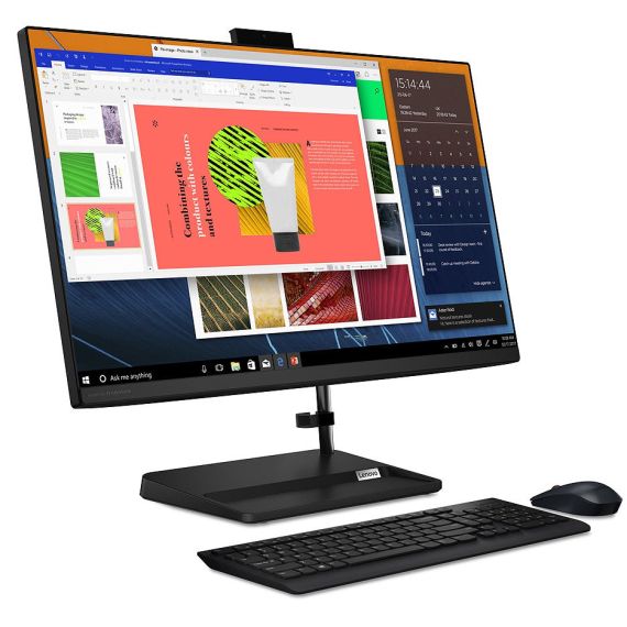 КОМПЬЮТЕР МОНОБЛОК 23.8 LENOVO IDEACENTRE AIO 3 24ITL6 BLACK, INTEL CORE I5-1135G7 2.4-4.2GHZ/8GB DDR4/SSD 512GB/INTEL UHD GRAPHICS/WEBCAM HD/SPEAKERS 2X2W/WIFI 802.11AX+BT 5.0/GIGABIT LAN/23.8 FULLHD IPS (1920X1080)/WIRELESS KEYBOARD&MOUSE/NO OS / F0G000