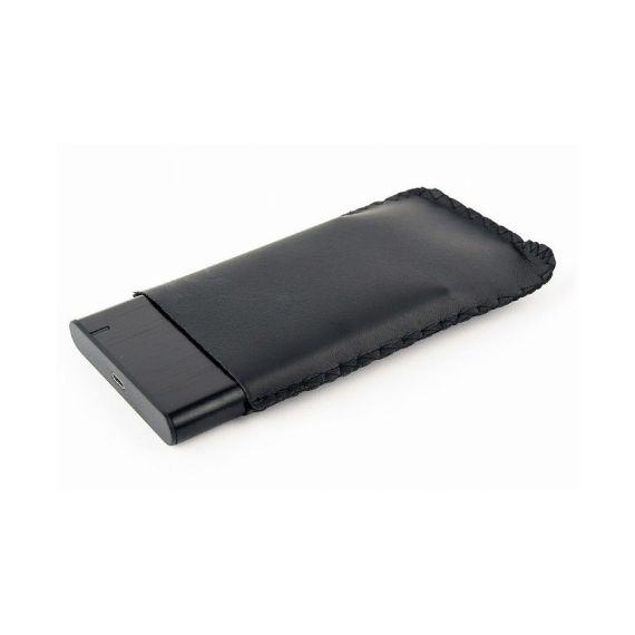 GEMBIRD EE2-U3S-6, USB 3.1 2.5'' ENCLOSURE WITH USB TYPE-C PORT, BRUSHED ALUMINUM, BLACK