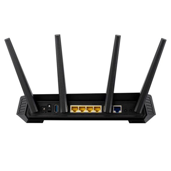 ASUS ROG STRIX GS-AX3000 DUAL BAND WIFI 6 GAMING ROUTER, WIFI 6 802.11AX MESH SYSTEM, AX3000 2402MBPS+574MBPS, DUAL-BAND 2.4GHZ/5GHZ-2 FOR UP TO SUPER-FAST 3GBPS 160MHZ, DEDICATED GAMING PORT, WAN:1XRJ45 LAN: 4XRJ45 10/100/1000, ASUS AURA RGB, USB 3.2
