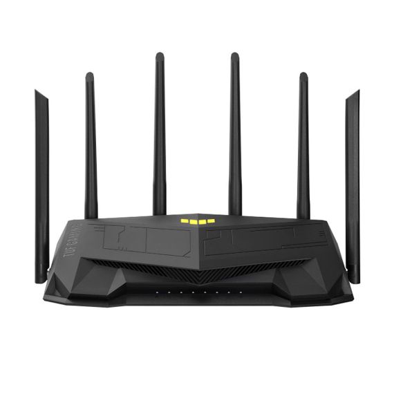 ИГРОВОЙ WI-FI РОУТЕР МАРШРУТИЗАТОР ASUS TUF GAMING AX5400 DUAL BAND WIFI 6 GAMING ROUTER, WIFI 6 802.11AX MESH SYSTEM, AX5400 574 MBPS+4804 MBPS, DUAL-BAND 2.4GHZ/5GHZ-2 FOR UP TO SUPER-FAST 5.4GBPS, DEDICATED GAMING PORT, WAN:1XRJ45 LAN: 4XRJ45 10/100/10