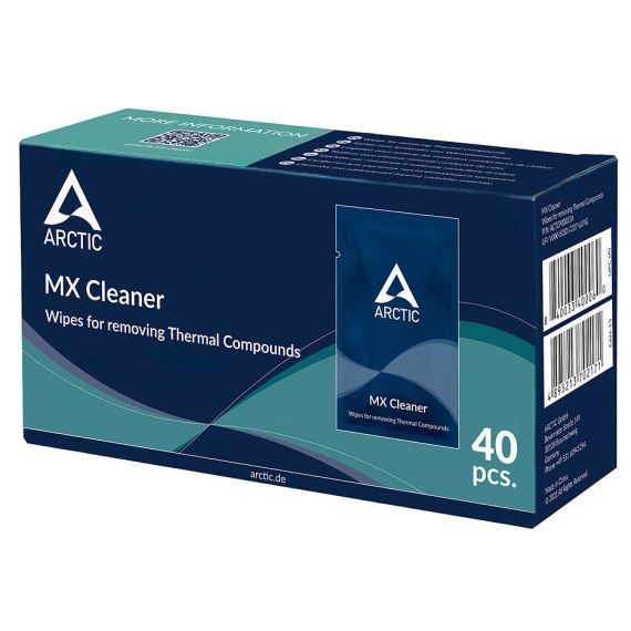 САЛФЕТКИ ДЛЯ УДАЛЕНИЯ ТЕРМОПАСТЫ ARCTIC MX CLEANER, WIPES FOR REMOVING THERMAL COMPOUNDS