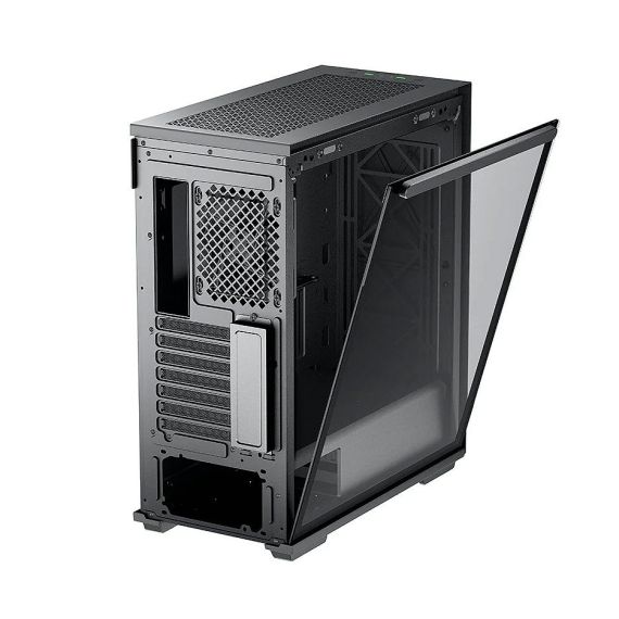 КОРПУС CASE MIDDLETOWER DEEPCOOL MACUBE 310 P BK ATX BLACK NO PSU, SIDE TEMPERED GLASS, 2XUSB3.0/AUDIOHD X 1/MIC X 1 PRE-INSTALLED: REAR: 1X120MM FAN