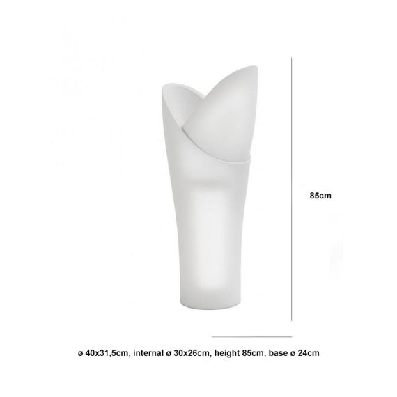 КАШПО ВАЗА УЛИЧНАЯ С ПОДСВЕТКОЙ LYXO ASSIA CACHE-POT H 85 CM WITH LED LIGHT OUTDOOR - WIRE CH360-L00085