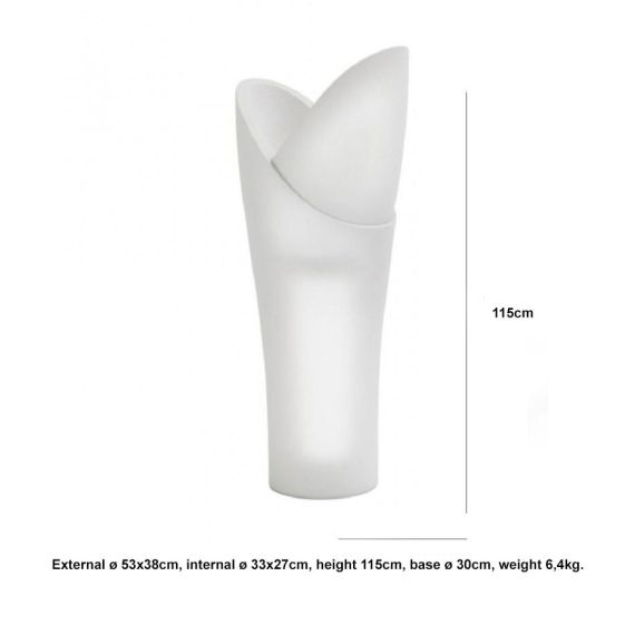 КАШПО ВАЗА УЛИЧНАЯ С ПОДСВЕТКОЙ LYXO ASSIA CACHE-POT H 115 CM WITH LED LIGHT OUTDOOR - WIRE CH360-L00115