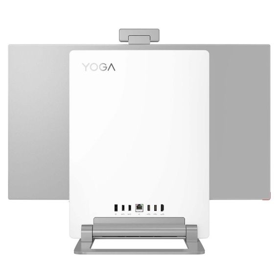 КОМПЬЮТЕР МОНОБЛОК 27 LENOVO AIO YOGA 7 27ACH6 SILVER, AMD RYZEN 5 5600H 3.3-4.2GHZ/16GB DDR4/SSD 512GB/AMD RADEON GRAPHICS/WEBCAM HD/SPEAKERS 2X5W/WIFI 802.11AX+BT 5.0/GIGABIT LAN/27 UHD IPS (3840X2160)/WIRELESS KEYBOARD&MOUSE/NO OS / F0G7001RRK