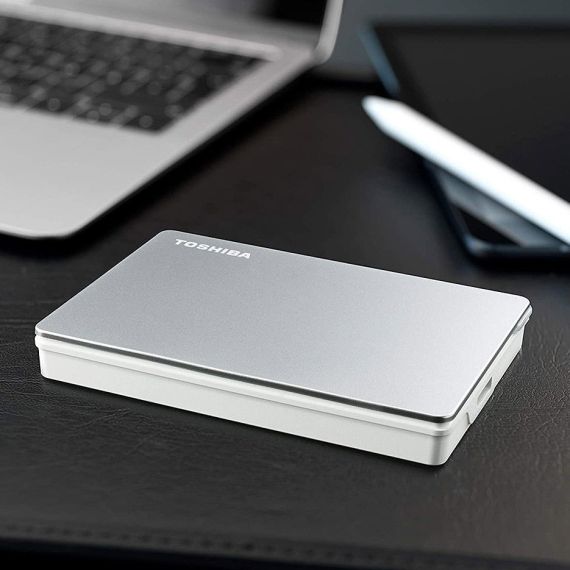 ВНЕШНИЙ ЖЕСТКИЙ ДИСК 2.5 2TB EXTERNAL HDD TOSHIBA CANVIO FLEX HDTX120ESCAA, SILVER, USB 3.2 GEN 1