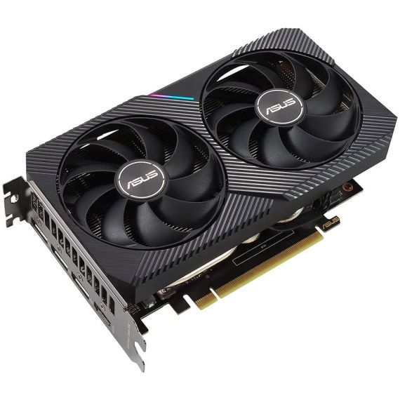 ВИДЕОКАРТА ASUS DUAL-RTX3050-O8G, GEFORCE RTX3050 8GB GDDR6, 128-BIT, GPU/MEM SPEED 1852/14GBPS, PCI-EXPRESS 4.0, HDMI 2.1/3XDISPLAY PORT 1.4A (PLACA VIDEO/ВИДЕОКАРТА)