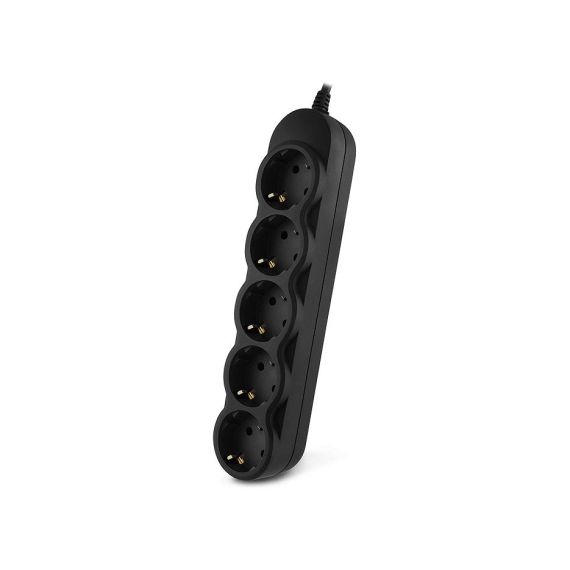 ФИЛЬТР ИМПУЛЬСНЫХ ПОМЕХ  SURGE PROTECTOR FOR UPS POWER STRIP SVEN EX-I5 BLACK 1.8 M FOR UPS, 5 SOCKETS, BLACK  (PRIZA CU PROTECTIE - PRELUNGITOR/BASIC SURGE PROTECTION)