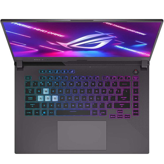 НОУТБУК 15.6 ASUS ROG STRIX G15 G513RW, AMD RYZEN 9 6900HX 3.3-4.9GHZ/16GB DDR5/M.2 NVME 512GB SSD/GEFORCE RTX3070TI 8GB GDDR6/WIFI 6 802.11AX/BT5.2/USB TYPE C/HDMI/BACKLIT RGB KEYBOARD/15.6" 2K WQHD IPS LED-BACKLIT 165HZ (2560X1440)/NOOS/GAMING G513RW-HQ