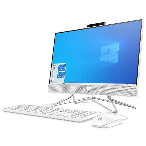 КОМПЬЮТЕР МОНОБЛОК 24 HP ALL-IN-ONE 24-DP1015UR SILVER, INTEL CORE I7-1165G7 2.8-4.7GHZ/16GB DDR4/SSD 512GB/INTEL IRIS X GRAPHICS/WEBCAM HD/SPEAKERS 2X2W/WIFI 802.11AC+BT 5/GIGABIT LAN/23.8 FHD