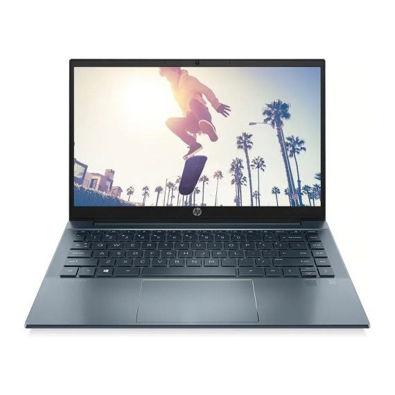 НОУТБУК 14.0 HP PAVILION 14-EC0008UR BLUE, AMD RYZEN 5 5500U 2.1-4.0GHZ/ 8GB DDR4/ SSD 512GB PCIE/AMD RADEON GRAPHICS/ 802.11AX/ BT/ 1XUSB-C DP/ 2XUSB 3.2/ CARD READER/ HD WEBCAM/ ILLUM. KEYB./14.0 IPS FHD (1920X1080) NON-GLARE/FREEDOS