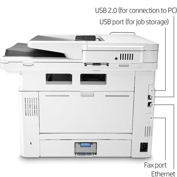 МФУ ЛАЗЕРНОЕ HP LASERJET PRO MFP M428DW WHITE, A4, 38PPM, 256MB, DUPLEX, 50 SHEET ADF, 1200DPI, 2.7" TOUCH DISPLAY, UP TO 80000 PAG, WIFI DIRECT, HI-SPEED USB 2.0, GIGABIT ETHERNET, WIRELESS, PCL 5,6;POSTCRIPT 3,EPRINT,AIRPRINT