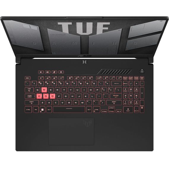 НОУТБУК ASUS TUF GAMING A17 FA707RR, 17.3 DISPLAY/AMD RYZEN 7 6800H 3.2-4.7GHZ/16GB DDR5/M.2 NVME 1TB SSD/GEFORCE RTX3070 8GB GDDR6/WIFI 6 802.11AX/BT5.1/USB TYPE C/HDMI/BACKLIT RGB KEYBOARD/17.3 FHD IPS LED-BACKLIT 144HZ (1920X1080)/NOOS/GAMING FA707RR-H