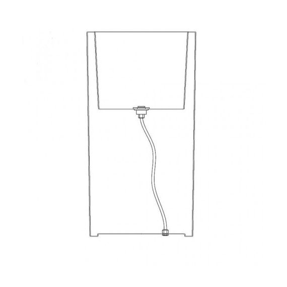 КАШПО ВАЗА УЛИЧНАЯ С ПОДСВЕТКОЙ LYXO ASSIA CACHE-POT H 115 CM WITH LED LIGHT OUTDOOR - WIRE CH360-L00115