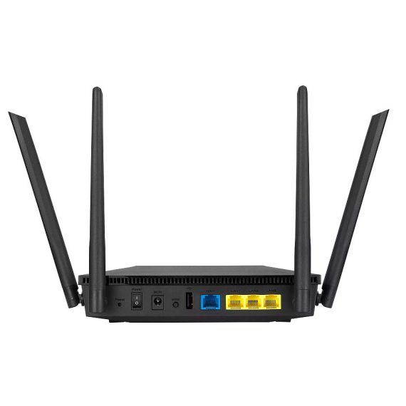 БЕСПРОВОДНОЙ WIFI РОУТЕР ASUS RT-AX1800U, AX1800 DUAL BAND WIFI 6 (802.11AX) GIGABIT ROUTER, DUAL-BAND 2.4GHZ/5GHZ AT UP TO SUPER-FAST 1800MBPS , WAN:1XRJ45 LAN: 3XRJ45 10/100/1000, 3G/4G, FIREWALL, USB 2.0/USB 3.1 (ROUTER WIRELESS WIFI/БЕСПРОВОДНОЙ WIFI