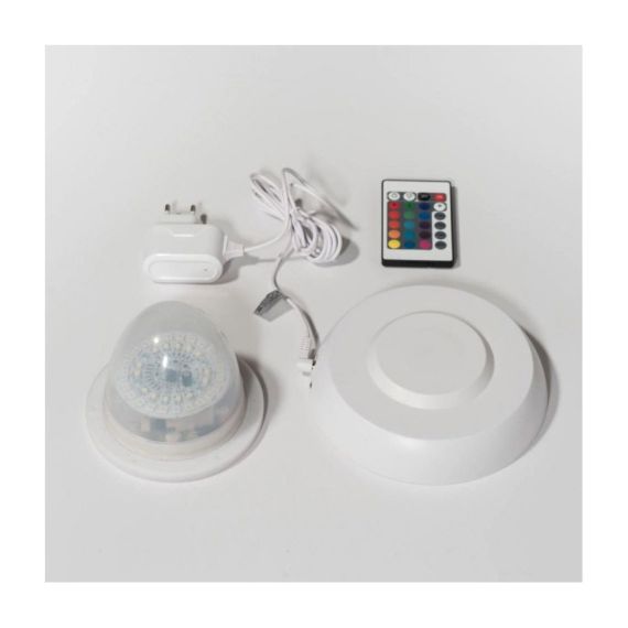 УЛИЧНЫЙ СВЕТИЛЬНИК СТОЛБИК LYXO VERTIGO COLUMN H 55 CM WITH BATTERIES RGBW LED KIT  - METAL BASE LA307-UOR055