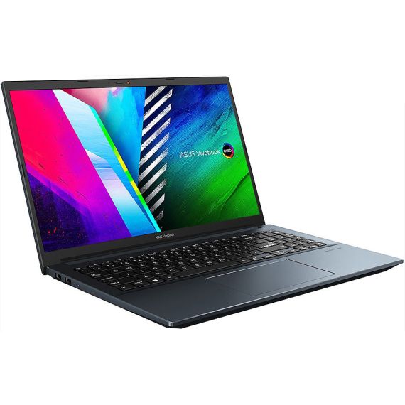 НОУТБУК 14 ASUS VIVOBOOK PRO 14 OLED M3401QA QUIET BLUE, AMD RYZEN 5 5600H 3.3-4.2GHZ/8GB/SSD 256GB/AMD RADEON/WIFI 6 802.11AX/BT5.0/USB TYPE C/HDMI/HD WEBCAM/ILLUMINATED KEYBOARD/14 OLED WQXGA+ NANOEDGE