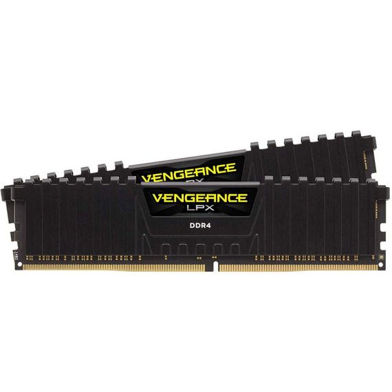 ОПЕРАТИВНАЯ ПАМЯТЬ 32GB DDR4 DUAL-CHANNEL KIT CORSAIR VENGEANCE LPX BLACK 32GB (2X16GB) DDR4 (CMK32GX4M2D3600C18) PC4-28800 3600MHZ CL18, INTEL XMP CERTIFIED, OPTIMIZED FOR AMD RYZEN, RETAIL (MEMORIE/ПАМЯТЬ)