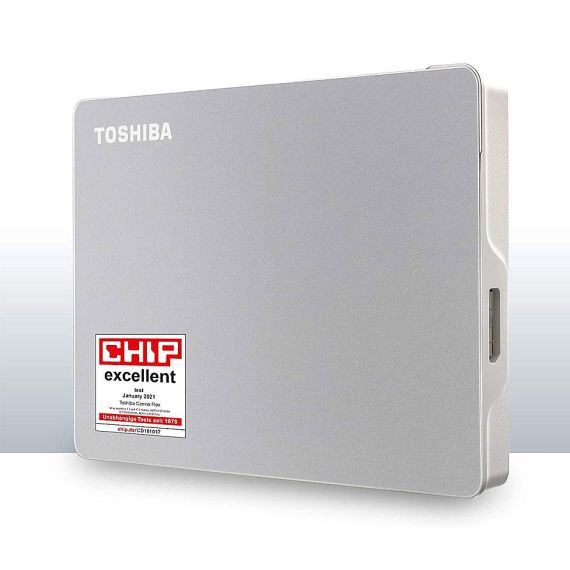 ВНЕШНИЙ ЖЕСТКИЙ ДИСК 2.5 2TB EXTERNAL HDD TOSHIBA CANVIO FLEX HDTX120ESCAA, SILVER, USB 3.2 GEN 1