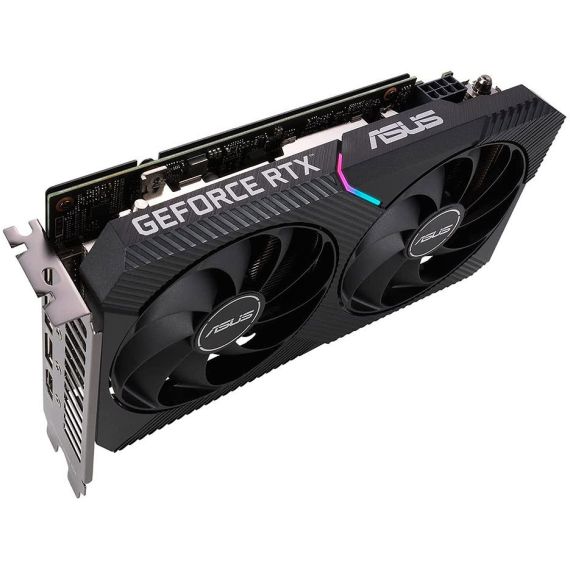 ВИДЕОКАРТА ASUS DUAL-RTX3050-O8G, GEFORCE RTX3050 8GB GDDR6, 128-BIT, GPU/MEM SPEED 1852/14GBPS, PCI-EXPRESS 4.0, HDMI 2.1/3XDISPLAY PORT 1.4A (PLACA VIDEO/ВИДЕОКАРТА)