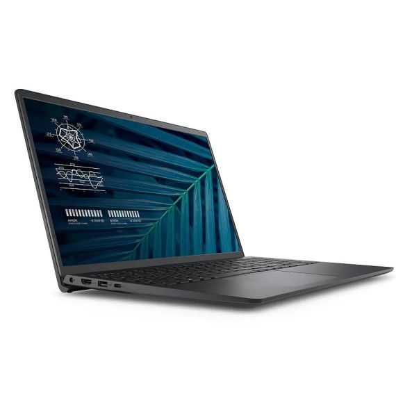 НОУТБУК 15.6 DELL VOSTRO 3510 BLACK, INTEL CORE I5-1135G7 2.4-4.2GHZ/8GB/SSD 512GB/INTEL IRIS XE GRAPHICS/WIFI 802.11AC/BT5.0/GBIT ETHERNET/USB TYPE C/HDMI/ WEBCAM/ILLUMINATED KEYBOARD/ FINGERPRINT/15.6 WVA FHD (1920X1080) NON-GLARE/ LINUX