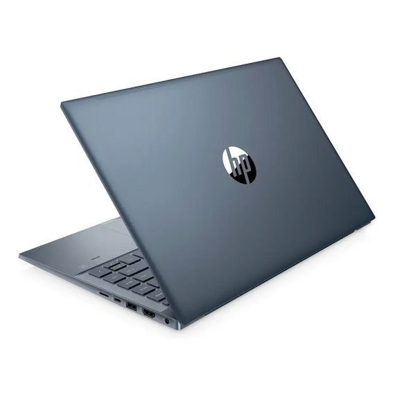 НОУТБУК 14.0 HP PAVILION 14-EC0008UR BLUE, AMD RYZEN 5 5500U 2.1-4.0GHZ/ 8GB DDR4/ SSD 512GB PCIE/AMD RADEON GRAPHICS/ 802.11AX/ BT/ 1XUSB-C DP/ 2XUSB 3.2/ CARD READER/ HD WEBCAM/ ILLUM. KEYB./14.0 IPS FHD (1920X1080) NON-GLARE/FREEDOS