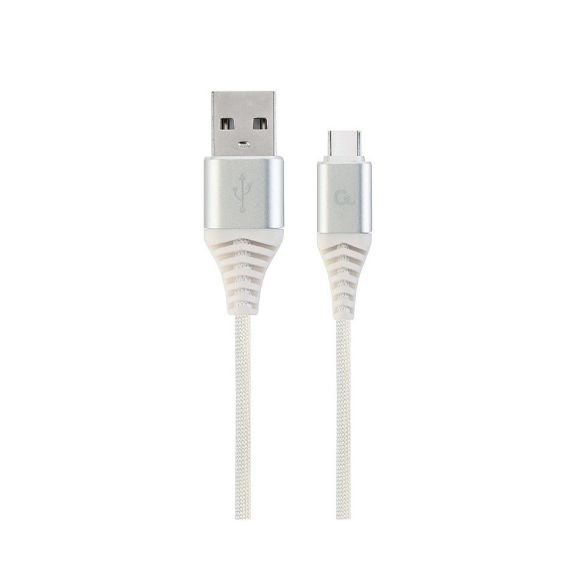 GEMBIRD CC-USB2B-AMLM-1M-BW2, SILVER/WHITE, 1M CABLE USB2.0/8-PIN