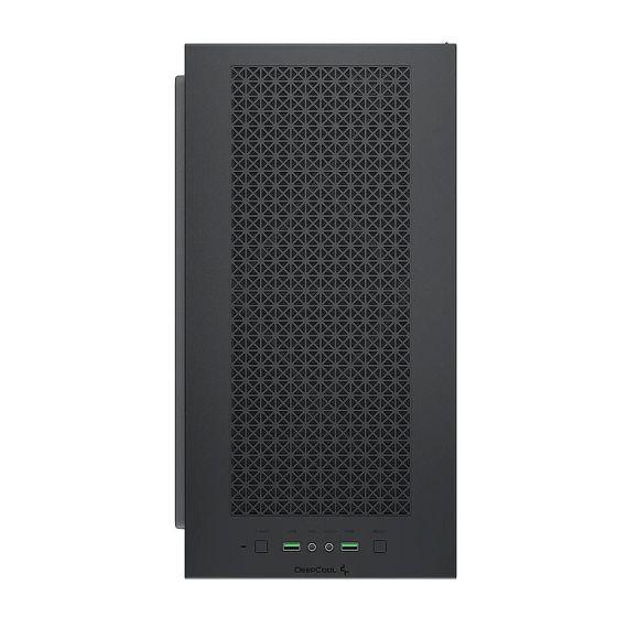 КОРПУС CASE MIDDLETOWER DEEPCOOL MACUBE 310 P BK ATX BLACK NO PSU, SIDE TEMPERED GLASS, 2XUSB3.0/AUDIOHD X 1/MIC X 1 PRE-INSTALLED: REAR: 1X120MM FAN